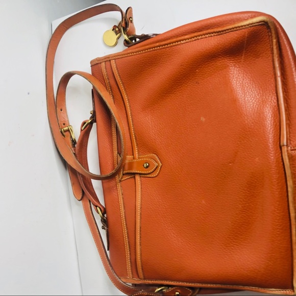 Dooney & Bourke Tan Leather Laptop Bag - Picture 6 of 11